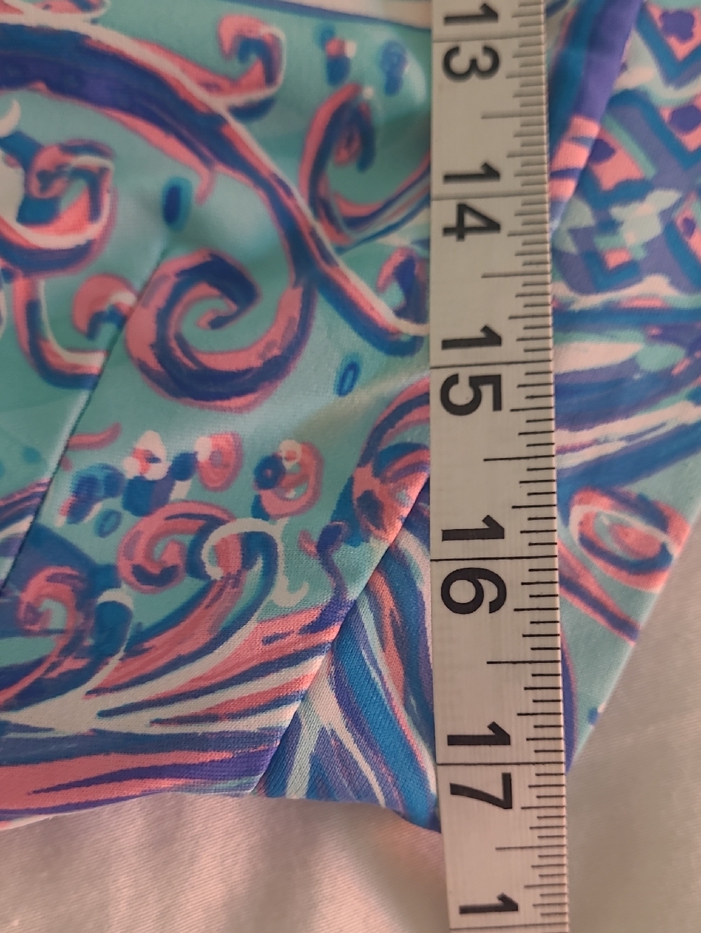 Tropical Pineapple Print Tank Dress in Aqua, Pink & Blue - Picture 4 of 7
